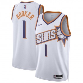 Camiseta Hombre NBA Phoenix Suns Devin Booker 2023-24 Nike Association Edition Blanco Swingman